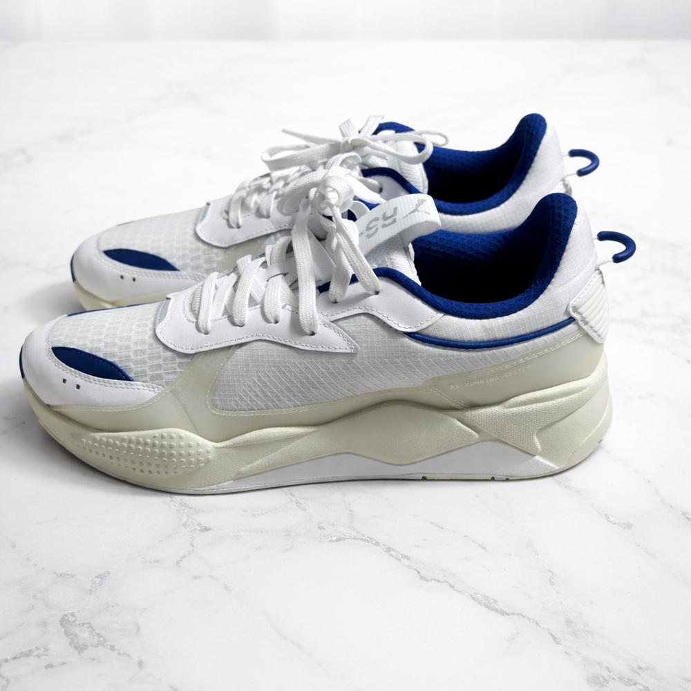 Puma RS Running System Sneakers White Blue Men’s Size 13